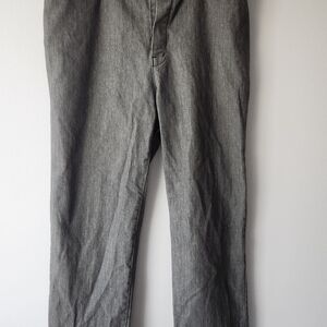 Gray PinstripeVintage Wear Maker Frontier Clothing Gray Striped Pants | Size 42